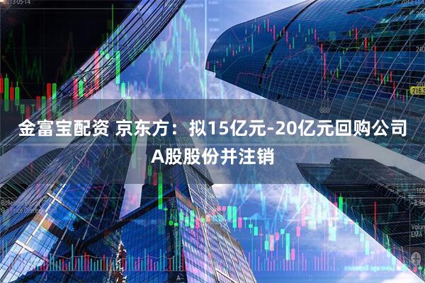 金富宝配资 京东方：拟15亿元-20亿元回购公司A股股份并注销