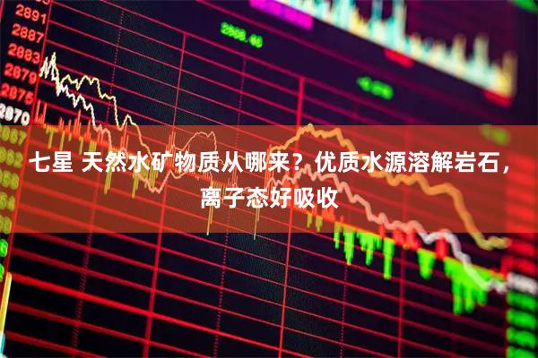 七星 天然水矿物质从哪来？优质水源溶解岩石，离子态好吸收